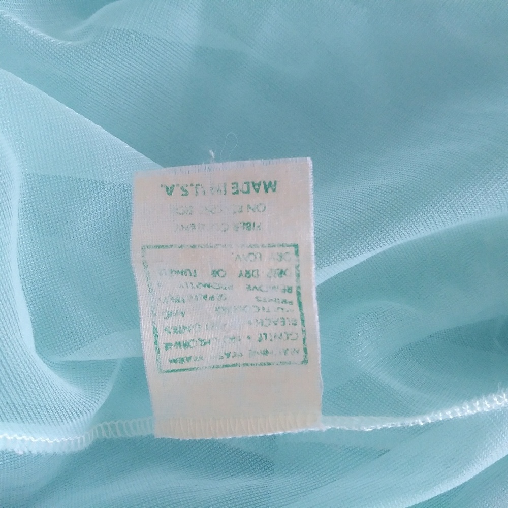 Vtg Baby doll Chiffon Peignoir Set - Picture 6 of 8